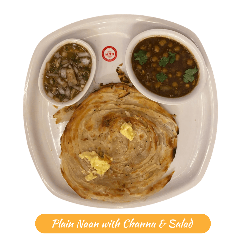 Plain Naan with Channa & Salad-min (1)